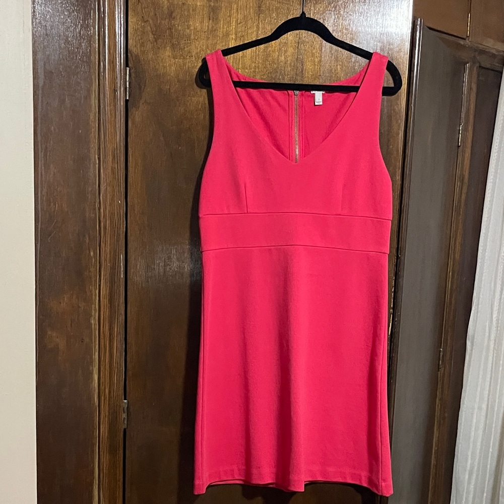 J. Crew Pink Midi Dress